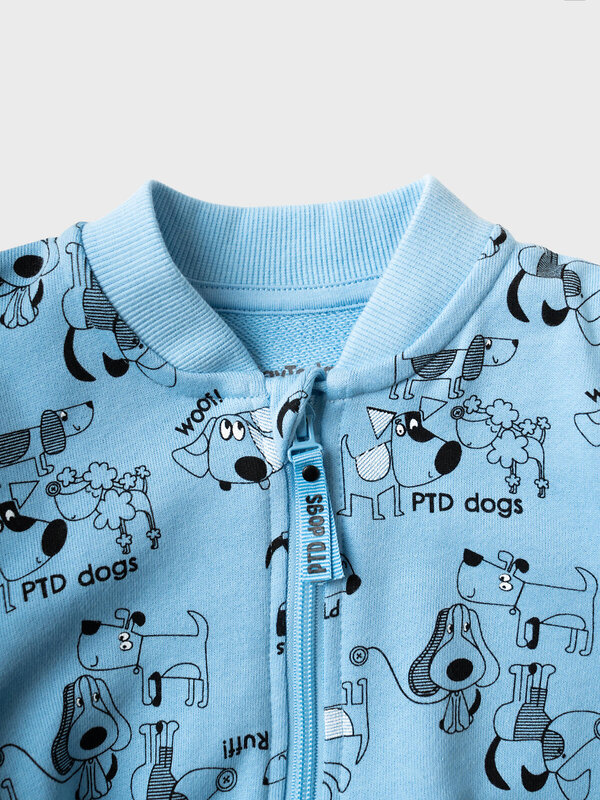 PLAYTODAY Комбинезон 585554 12614021 белый,голубой,черный