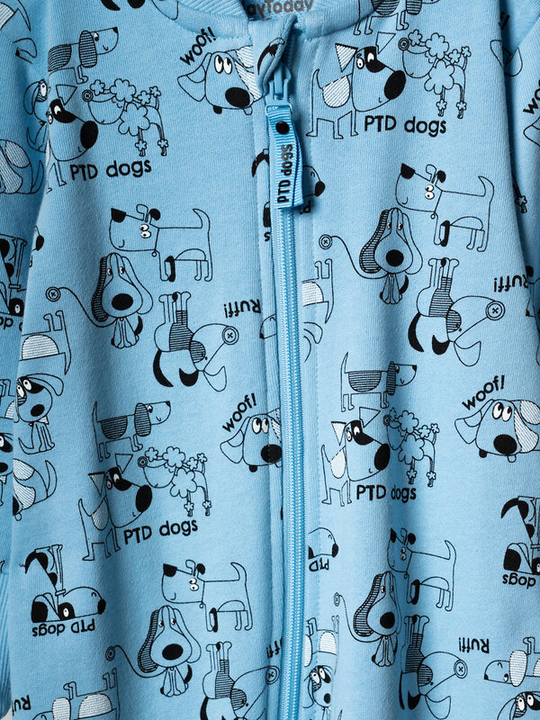 PLAYTODAY Комбинезон 585554 12614021 белый,голубой,черный