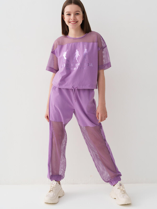 PLAYTODAY Брюки 585598 12621663 сиреневый