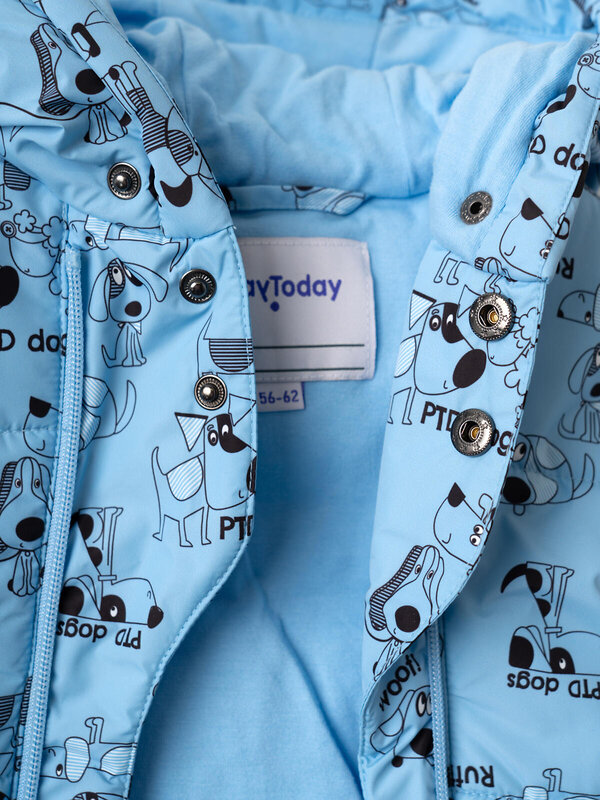 PLAYTODAY Конверт детский 585614 12614028 белый,голубой,черный