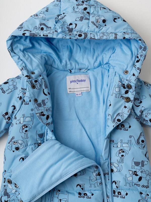 PLAYTODAY Конверт детский 585614 12614028 белый,голубой,черный