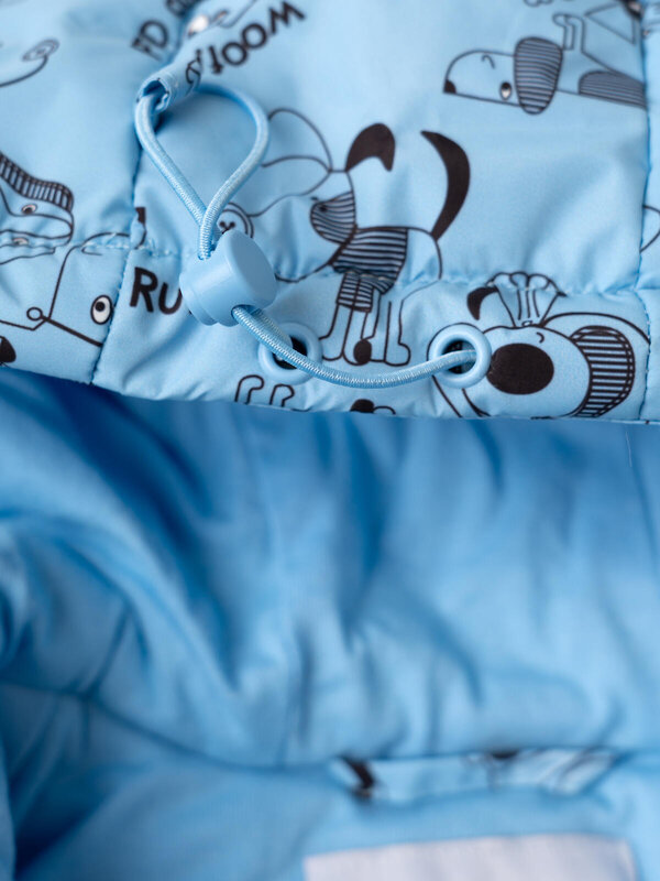 PLAYTODAY Конверт детский 585614 12614028 белый,голубой,черный