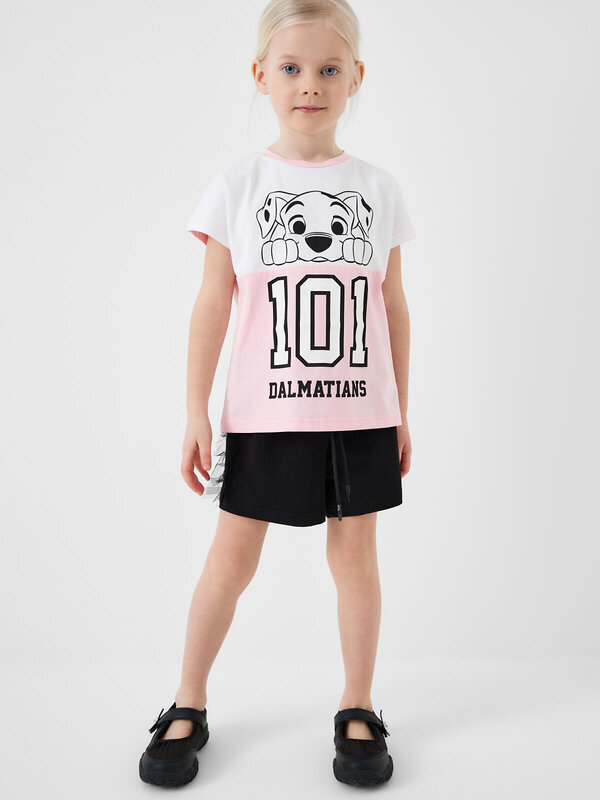 PLAYTODAY Шорты 585625 12622051 черный,светло-розовый