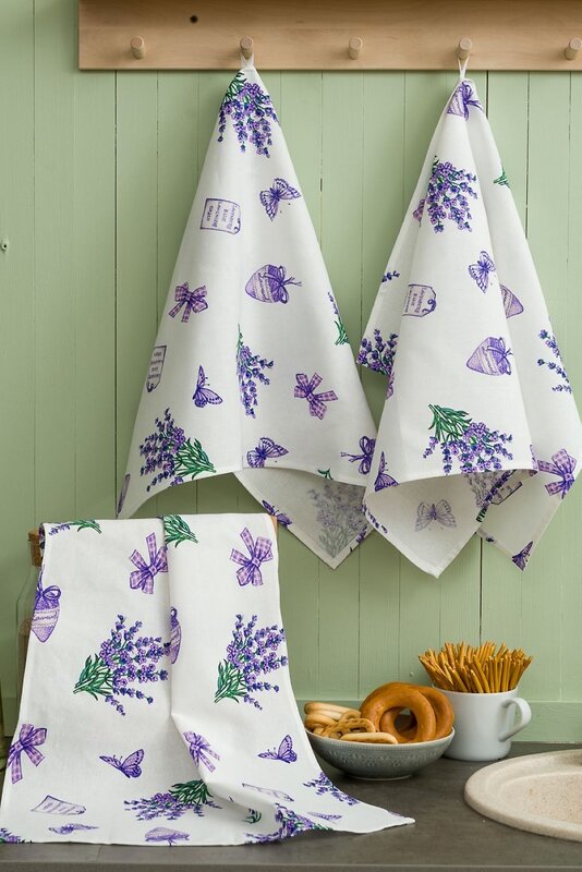 Натали Полотенце 585695 Набор полотенец Сиреневая дымка белый