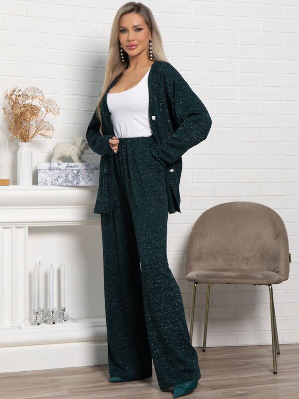 LT Collection Брюки 585712 Б15058-39М темно-зеленый