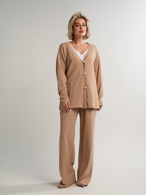 LT Collection Брюки 585713 Б15059-39М бежевый