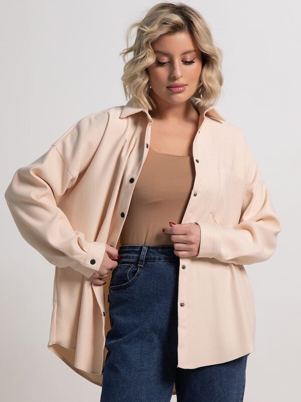 LT Collection Рубашка 585716 Б15169-4М бежевый