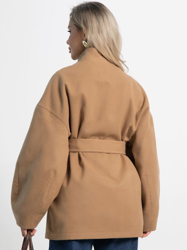 LT Collection Пальто 585718 Б15186-5М бежевый