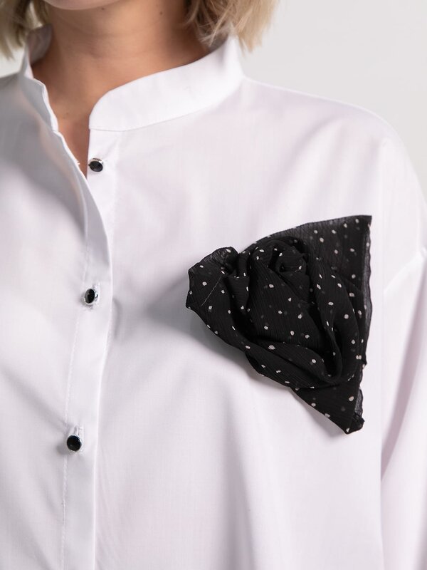 LT Collection Блуза 585719 Б15188-39М белый