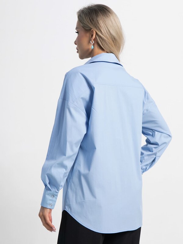 LT Collection Рубашка 585722 Б15225-53М голубой