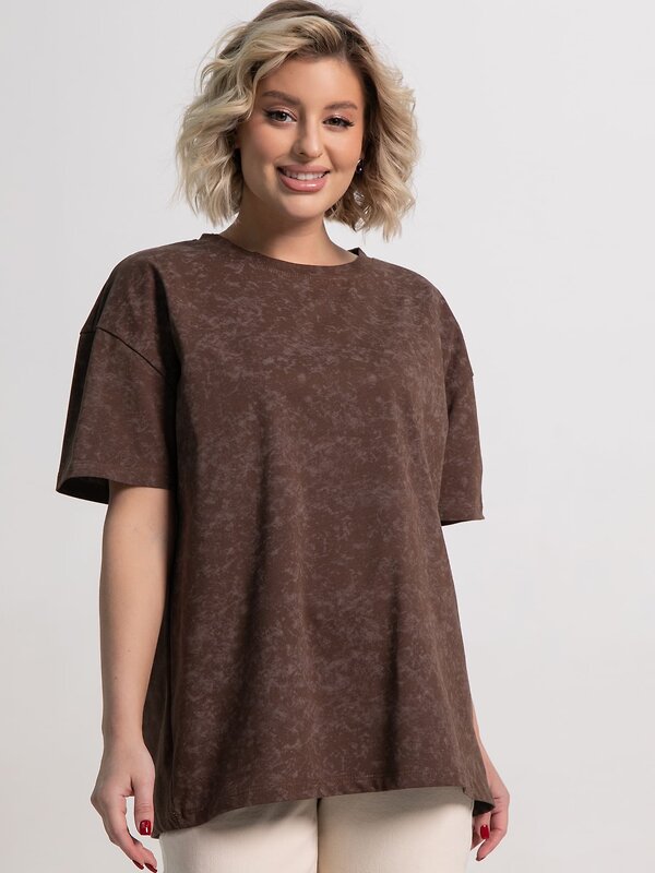 LT Collection Футболка 585726 Б15240-4М коричневый