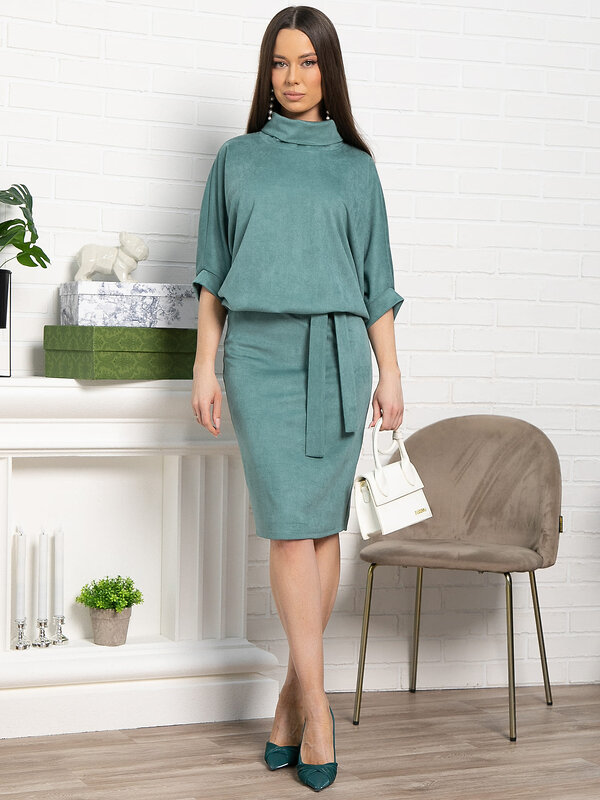 LT Collection Платье 585727 П15270-12М бирюзовый