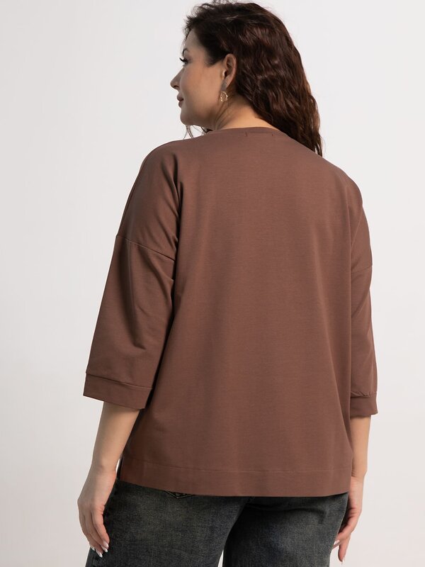 LT Collection Блуза 585733 Б15310-18М коричневый