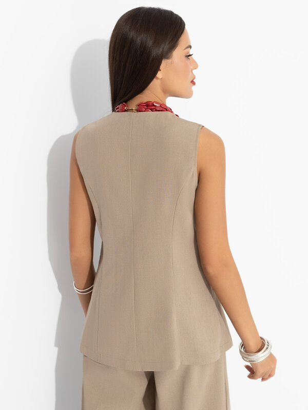 CHARUTTI Жилет 585761 11827 Бежевый