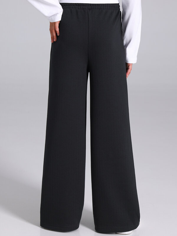 Апрель Брюки 585771 1ДББ4480176 твид елочка черный