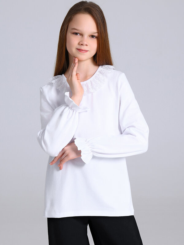 Апрель Блузка 585782 1ДДБД5060804 белый