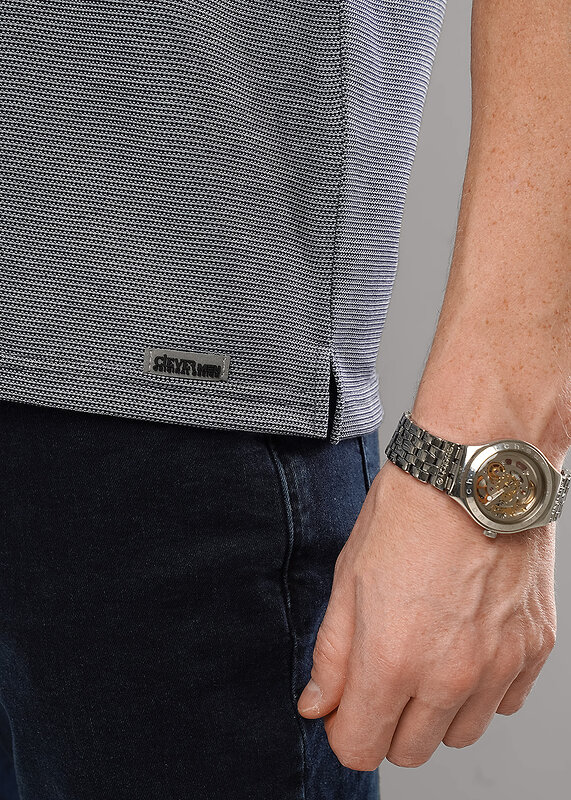 CLEVER Джемпер 585830 562655/04кжн maxi т.синий/белый