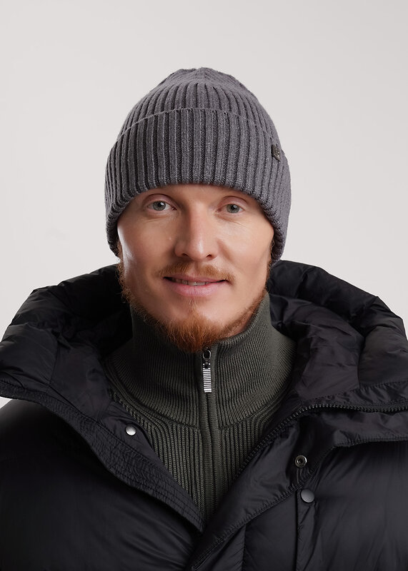 CLEVER Шапка 585837 464615вн меланж серый