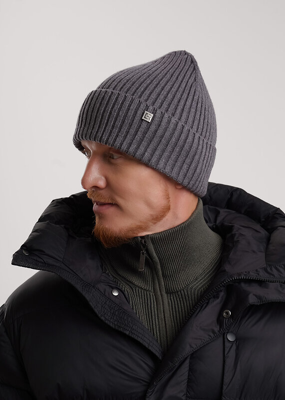 CLEVER Шапка 585837 464615вн меланж серый