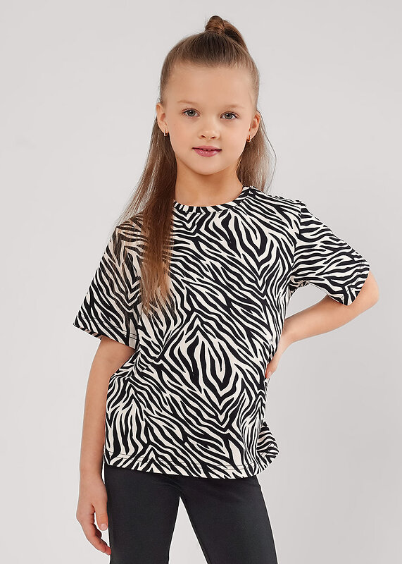 CLEVER Футболка 585838 866898гн белый/чёрный