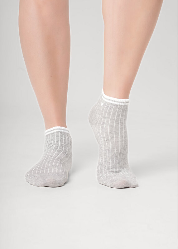 CLEVER Носки 585844 Д5601 меланж серый