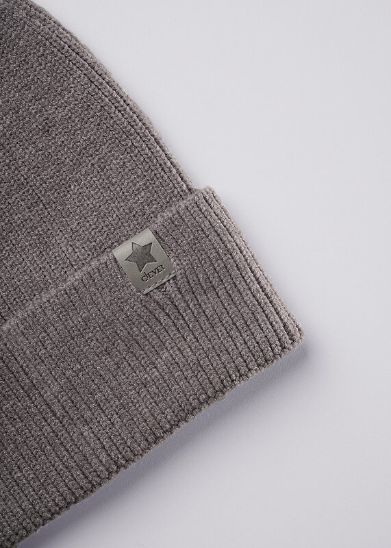 CLEVER Шапка 585870 564640вн меланж серый