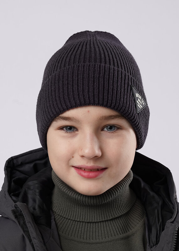 CLEVER Шапка 585881 563420вн т.серый