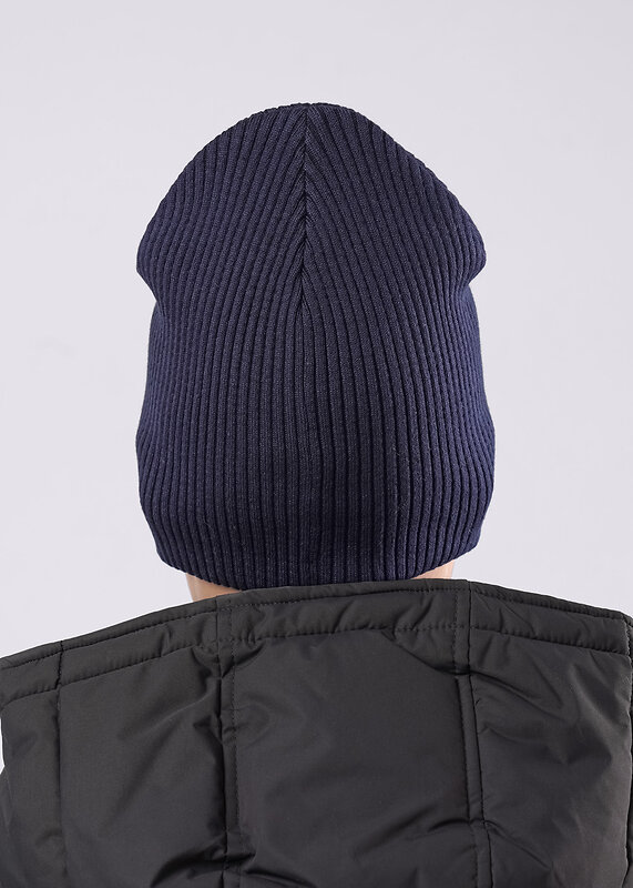 CLEVER Шапка 585883 533720ха т.синий/чёрный