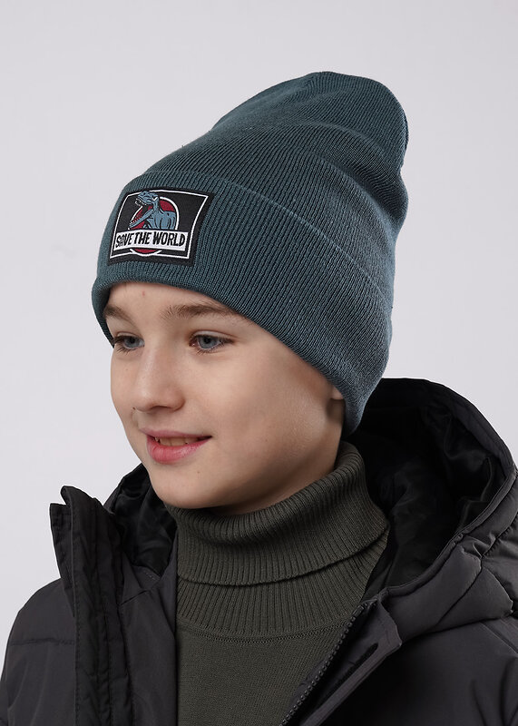 CLEVER Шапка 585887 564654ха зелёный