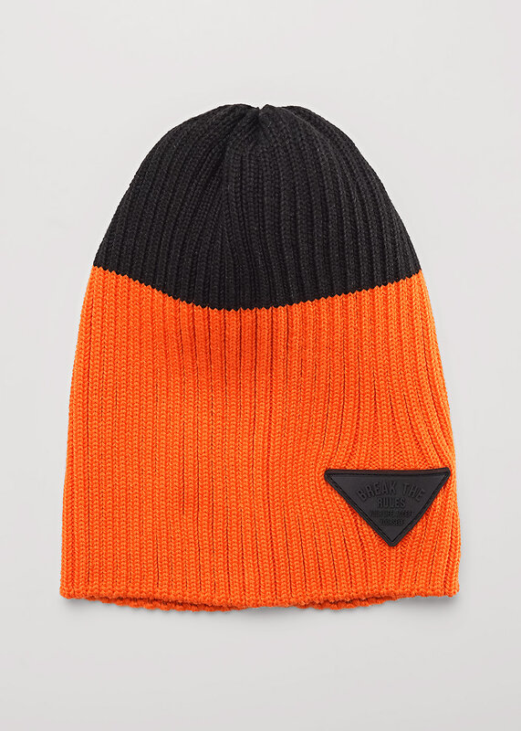 CLEVER Шапка 585891 564667ха оранжевый/чёрный