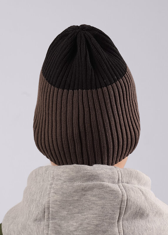 CLEVER Шапка 585893 564667ха коричневый/чёрный