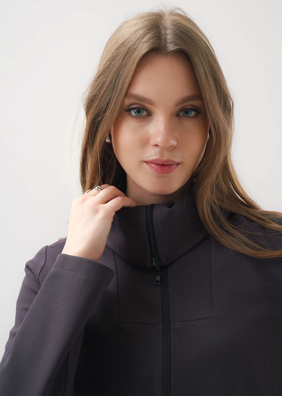 CLEVER Куртка 585899 267125/198сд т.серый