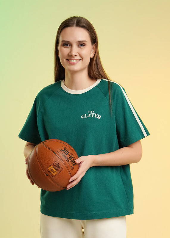 CLEVER Футболка 585957 LF26-100 т.зелёный