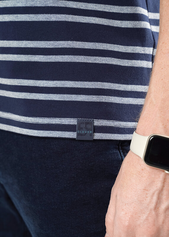 CLEVER Футболка 586013 562676/10злн белый/т.синий