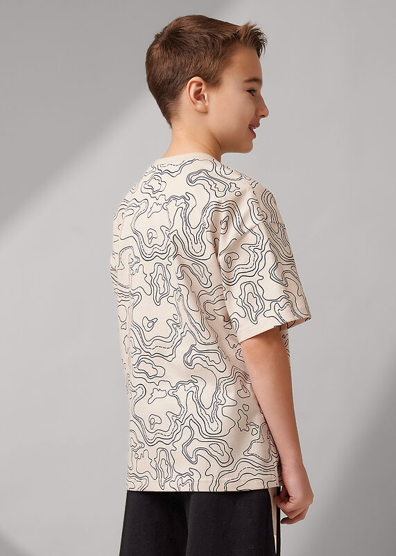 CLEVER Футболка 586022 865756/12кдн_п бежевый/чёрный