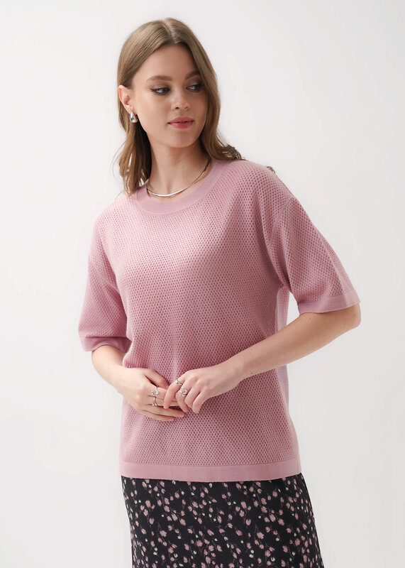 CLEVER Джемпер 586035 264643/198вн т.розовый