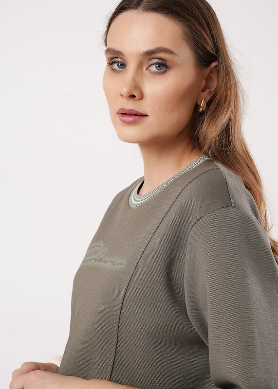 CLEVER Джемпер 586038 267121/199зп_п хаки