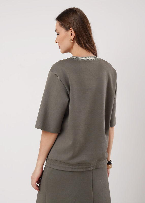 CLEVER Джемпер 586038 267121/199зп_п хаки