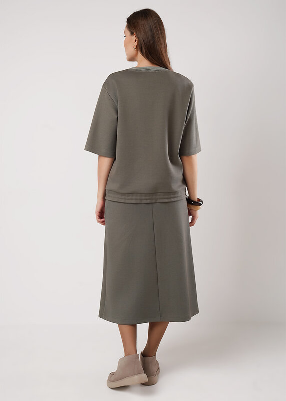 CLEVER Джемпер 586038 267121/199зп_п хаки