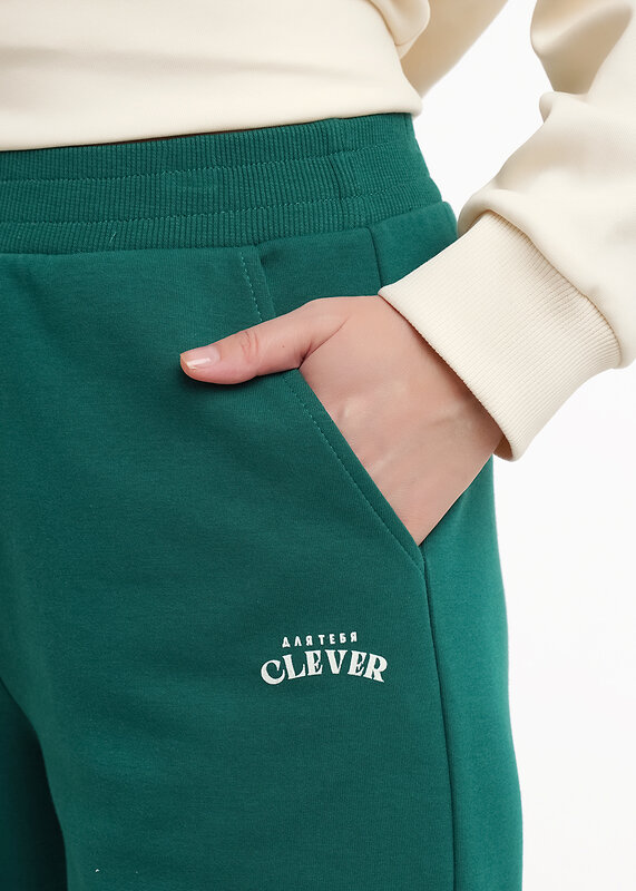 CLEVER Брюки 586043 LTR26-100 т.зелёный
