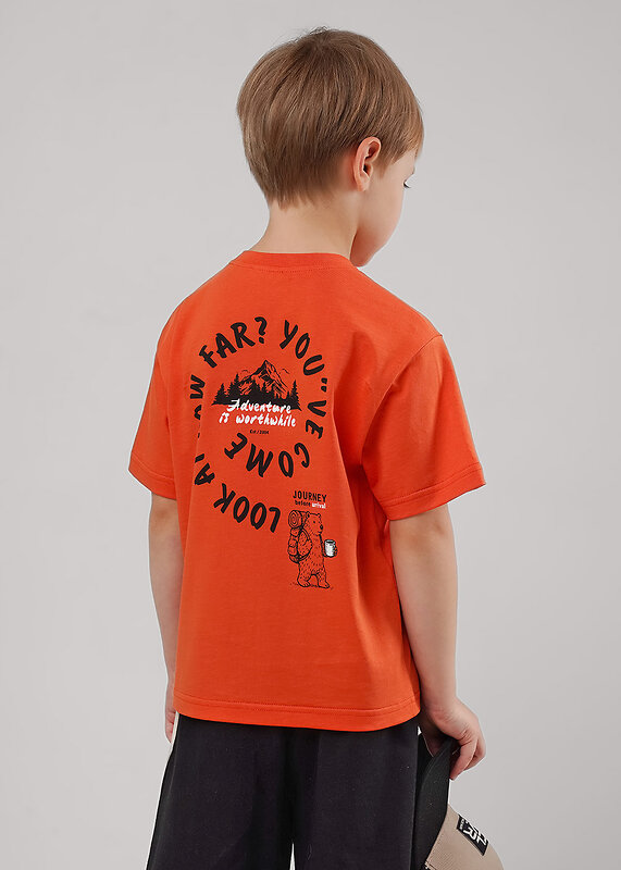 CLEVER Футболка 586045 867325/12кд_п т.оранжевый