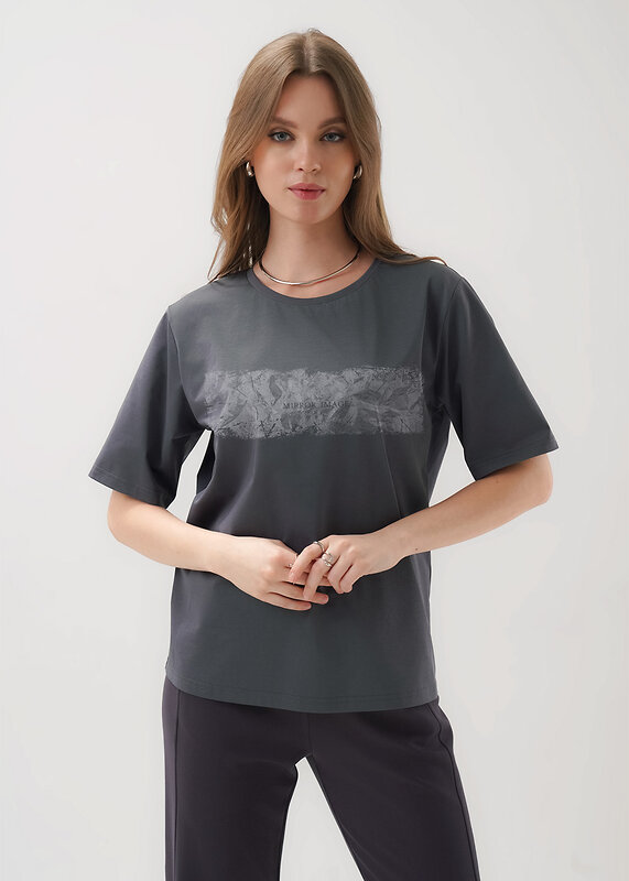 CLEVER Футболка 586048 267107/198кдп_п т.серый