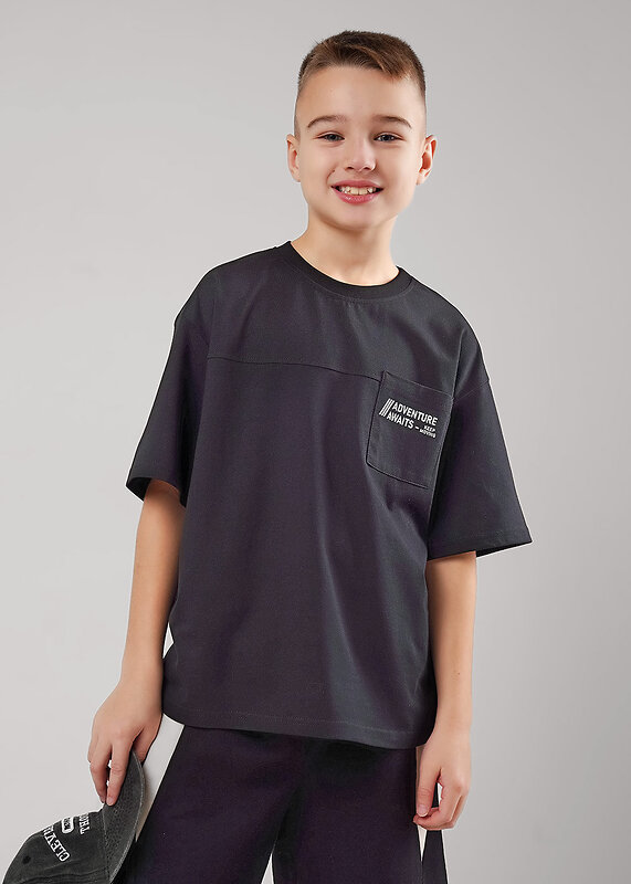 CLEVER Футболка 586100 867326/12кд_п чёрный