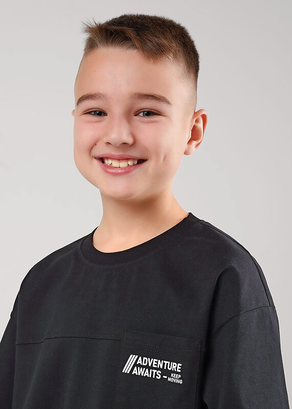 CLEVER Футболка 586100 867326/12кд_п чёрный