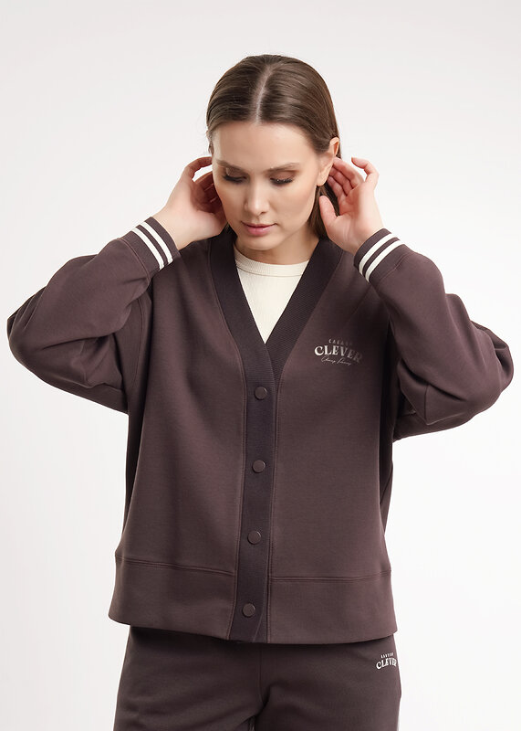 CLEVER Куртка 586110 LJ26-100 коричневый
