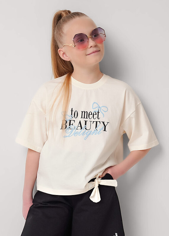 CLEVER Футболка 586117 867353/13кд_п молочный