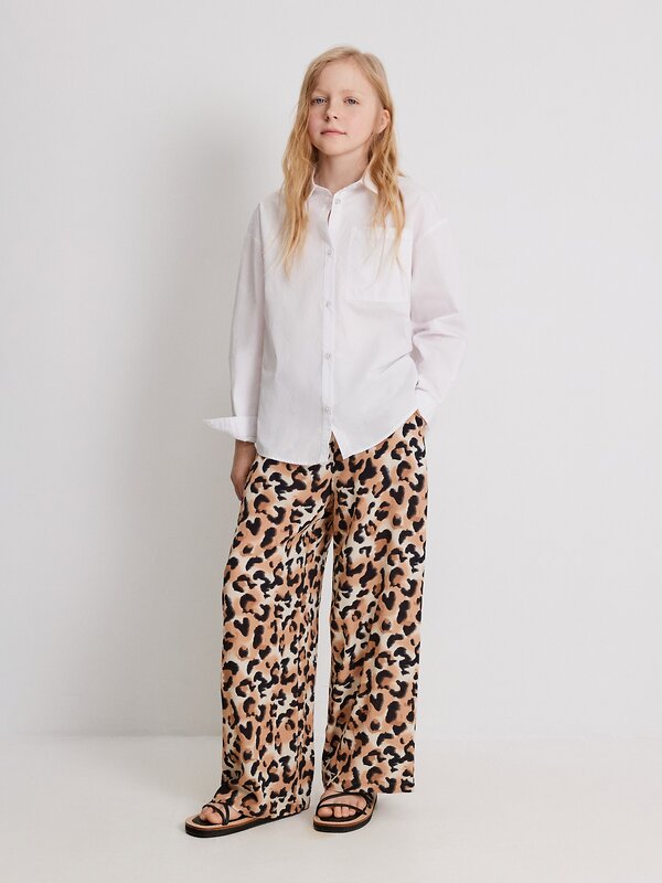 Acoola Брюки 586123 20210160497 леопардовый принт