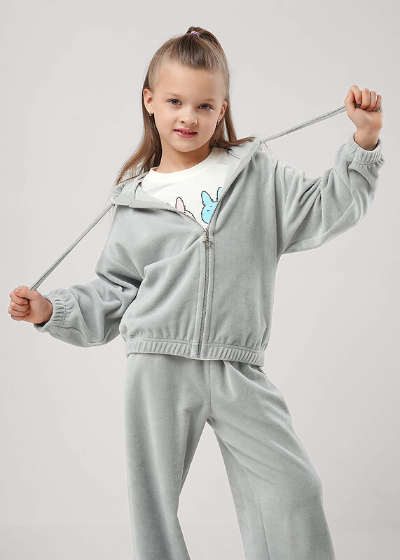 CLEVER Куртка 586145 867341ю св.серый