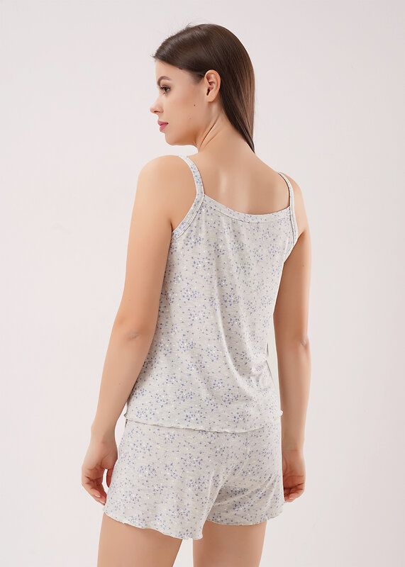 CLEVER Пижама 586146 LSET26-1226 меланж св.серый/св.голубой