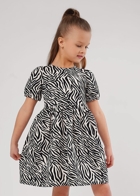 CLEVER Платье 586147 866903гн белый/чёрный